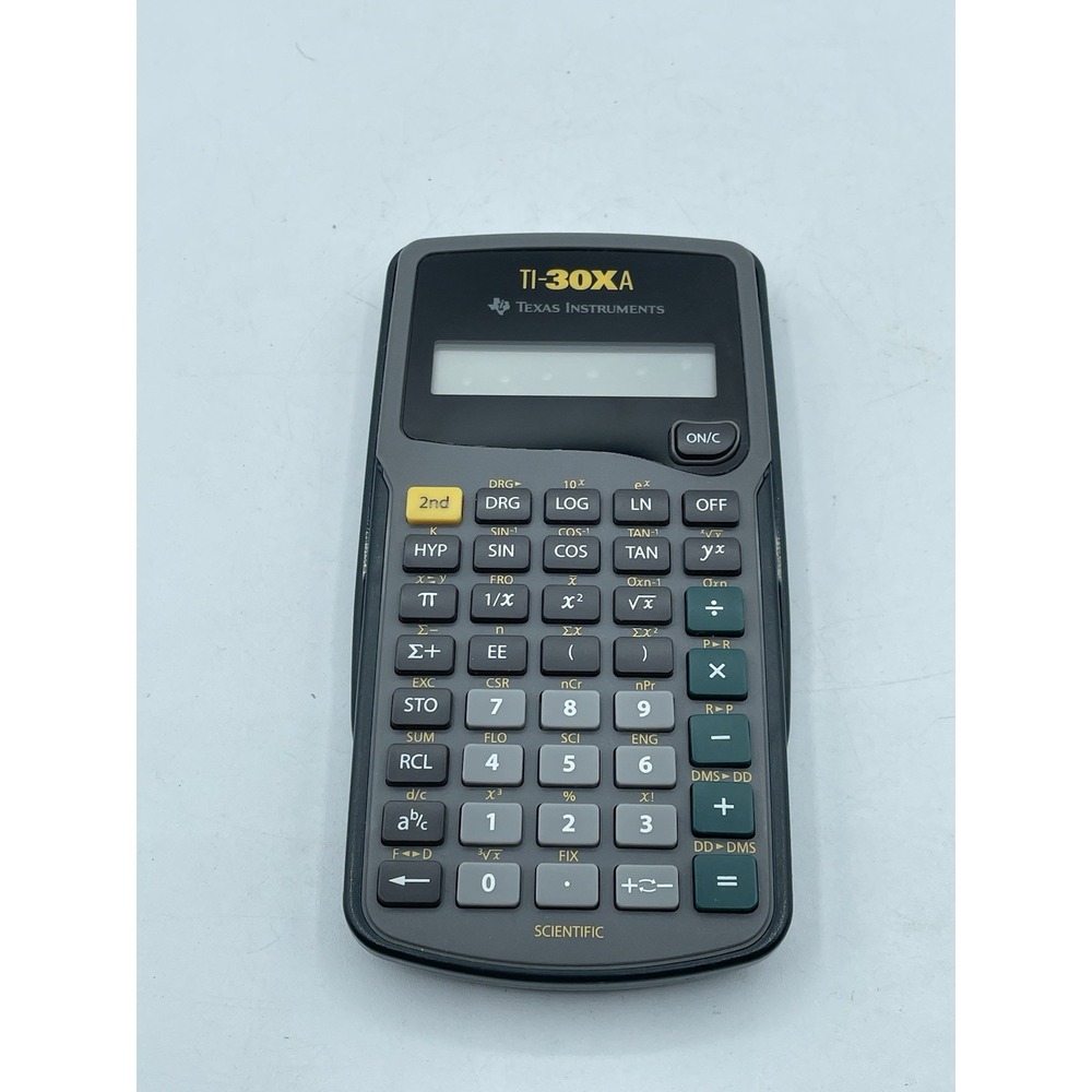 Texas Instruments TI-30XA Student Scientific Calculator, Calculus, Algebra, Trig